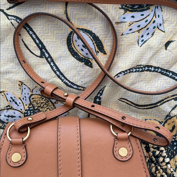 ULLA JOHNSON Paloma Ruched Straw Crossbody Bag Noir Melange - Picture 4 of 8